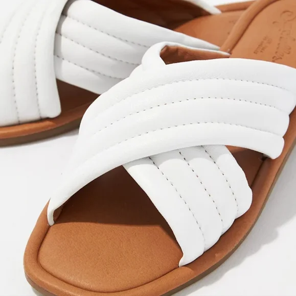 SEYCHELLES Word for Word White Leather Sandals 8 NIB - Picture 7 of 7